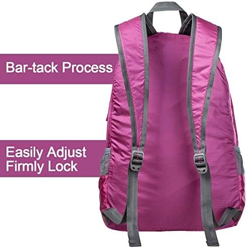 G4Free 20L Lightweight Packable Backpack Travel Hiking Daypack Foldable Backpack for Men Women - Image 3