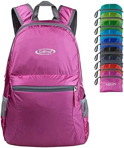 G4Free 20L Lightweight Packable Backpack Travel Hiking Daypack Foldable Backpack for Men Women