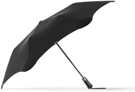 BLUNT Metro Travel Umbrella – 39" Windproof Umbrella, Compact Umbrella for Wind and Rain, Portable, Heavy Duty, UV Protection - Black
