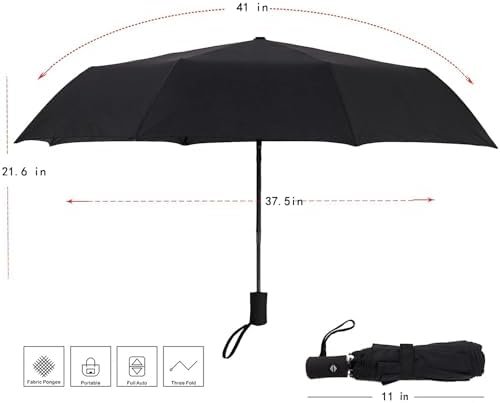 SY COMPACT Travel Umbrella Windproof Automatic Umbrellas-Factory Outlet umbrella - Image 3