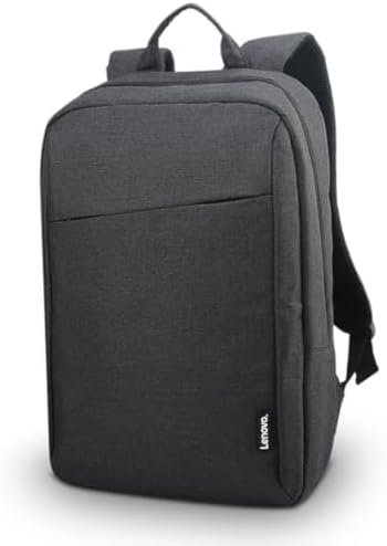 Lenovo Laptop Backpack B210, 15.6-Inch Laptop/Tablet, Durable, Water-Repellent, Lightweight, Clean Design, Sleek for Travel, Business Casual or College, GX40Q17225, Black