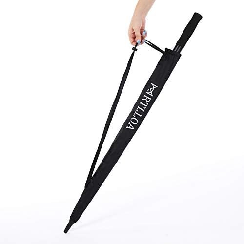MRTLLOA 54/62/68/72 Inch Automatic Open Golf Umbrella, Extra Large Oversize Double Canopy Vented Windproof Waterproof Stick Umbrellas for Rain - Image 9