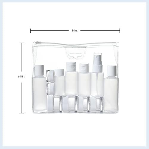 Conair Travel Sized Toiletries, TSA Approved Travel Bottles, Travel Sized Bottles by Travel Smart, 13 Piece Set - Image 6