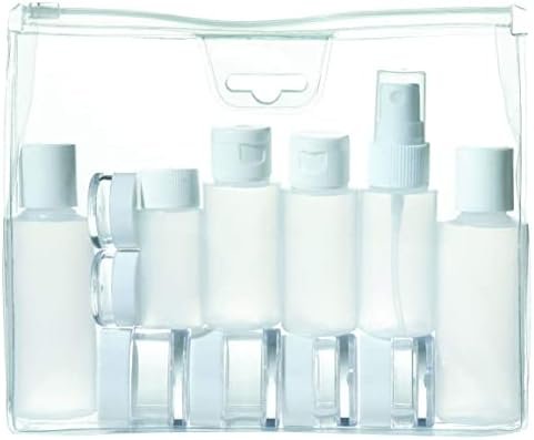 Conair Travel Sized Toiletries, TSA Approved Travel Bottles, Travel Sized Bottles by Travel Smart, 13 Piece Set