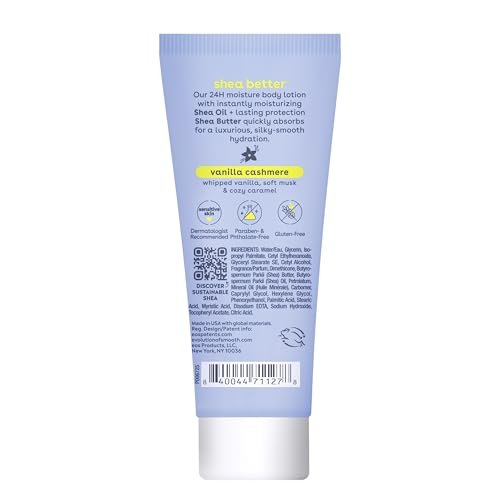eos 24H Moisture Travel Body Lotion- Vanilla Cashmere, Travel Size Essential, Toiletries, Mini Body Lotion, 2.5 fl oz - Image 6