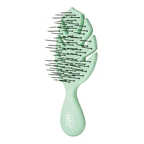 Wet Brush Go Green Mini Detangler, Green - Detangling Travel Hair Brush - Ultra-Soft IntelliFlex Bristles Glide Through Tangles & Gently Loosens Knots While Minimizing Pain, Split Ends & Breakage - Image 7
