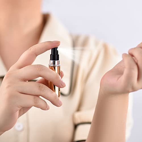 Perfume Travel Refillable Mini Perfume Travel Bottles Portable Spray Atomizer Accessories 5 sets of 5ml/0.2oz - Image 3