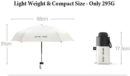 Upgraded Mini Travel Sun Rain Windproof Umbrella - Lightweight Compact Portable Parasol Outdoor UV Folding Umbrellas for Men Women Kids (Pink) - Image 7
