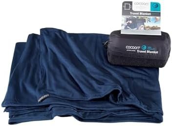 COCOON - Coolmax Travel Blanket | Compact Throw Blanket for Camping and Hiking | Fits in Backpack | Attaches to Luggage | Travel Essential | Fast Drying (Regular 70" x 55")