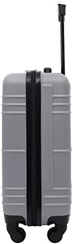Travelers Club Richmond Spinner Luggage, Charcoal, Carry-On 20-Inch - Image 4