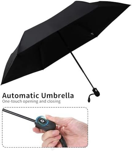 GAOYAING Small Mini Umbrella For Travel With Case, Automatic Compact UV Umbrella Protection Sun, Lightweight Portable Parasol Sun&Rain Umbrellas - Image 4