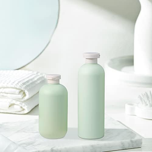 6.8oz Squeeze Bottles with Flip Cap, Refillable Plastic Travel Bottles for Creams, Lotion, Shampoo, Conditioner (2 Pcs) - Image 4