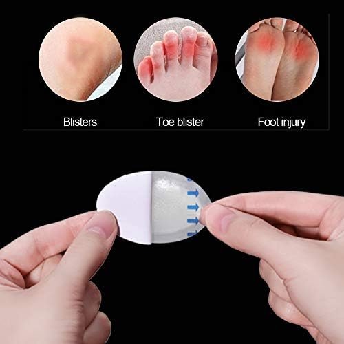 Blister Bandages, Blister Pads (15PCS) Gel Blister Cushions, Blister Pads, Hydrocolloid Seal Adhesive Bandages for Fingers, Toes, Heel Blister Prevention, Waterproof, ULTRA-THIN - Image 4