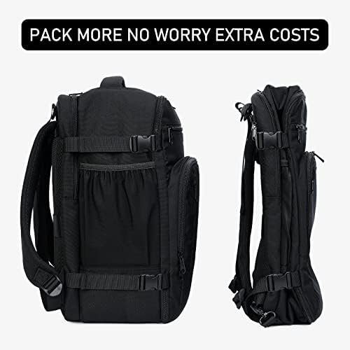 ECOHUB 16'' Travel Backpack For Women Men Airline Approved Personal Item Bag Essentials Laptop Casual Daypack Small Hiking Lightweight Waterproof Backpack, Black - Image 8