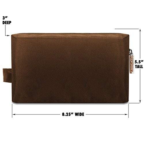 Convenience Kits International Men’s Premium 20-Piece Kit with Travel Size TSA Compliant Essentials, Featuring: Dove Men & Care Products in Brown Dopp Bag - Image 6