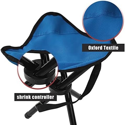 Travel Folding Camping Stool, (Sol·d by→Cenbee) Use Height 12.5" and Max Weight 300 lbs Outdoor Portable Party Chair Fishing Chair Seat for Camping Fishing Hiking Gardening and Beach Painting - Image 5