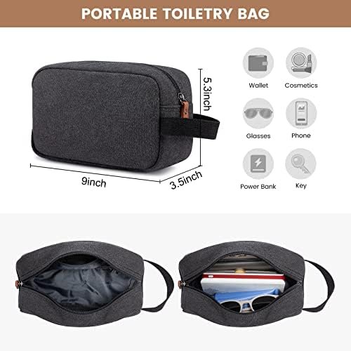 Sucipi Duffle Bag for Men Canvas Travel Duffel Bag Overnight Carry on Bag with Shoe Compartment Weekender Bag with Toiletry Bag for Airplanes - Image 7