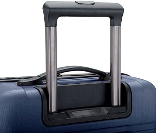U.S. Traveler Boren Polycarbonate Hardside Rugged Travel Suitcase Luggage with 8 Spinner Wheels, Aluminum Handle, Navy, Checked-Large 30-Inch - Image 6
