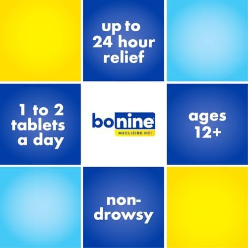 Bonine Non-Drowsy Motion Sickness Relief - 32 Chewable Tablets with Meclizine HCL 25mg - Non Drowsy Medicine for Nausea or Motion Sickness - Cruise Essentials - Raspberry Flavor - Image 5