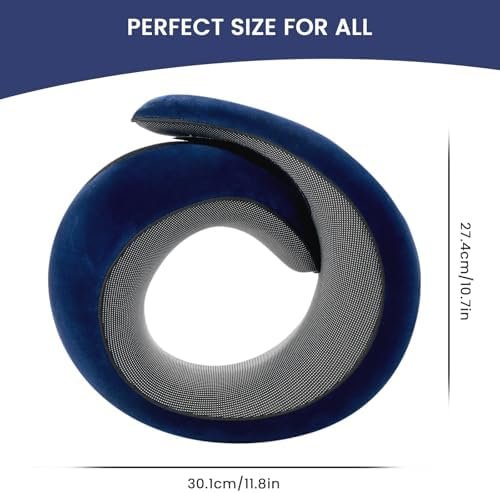 2024 New Memory Foam Travel Pillow for Airplanes,Neck Pillow for Traveling,Neck Plus Travel Pillow,Wander Neck Plus Travel Neck Pillow - Image 6