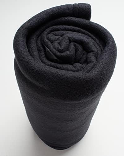 Brookstone Travel Blanket with Foot Pocket and Packing Case - Lightweight Portable Fleece Blanket for Vacations, Airplanes, Trains, Buses, and Cars, Black - Image 5