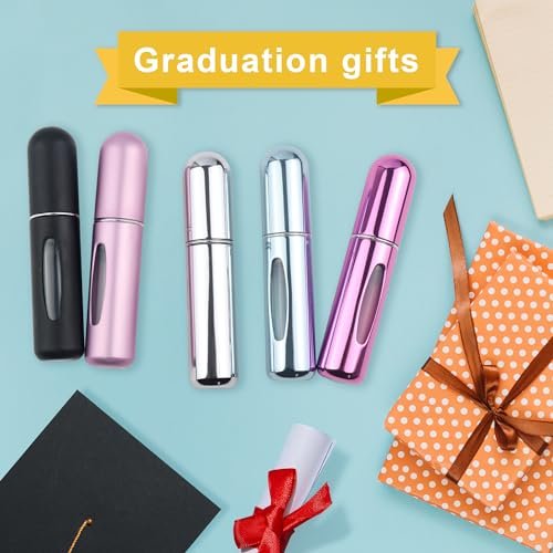 Perfume Travel Refillable-Travel Accessories-Perfume Atomizer Bottle Portable,Stocking Stuffers for Women Outdoor and Traveling 5ML (Travel Essentials,5 pack) - Image 4