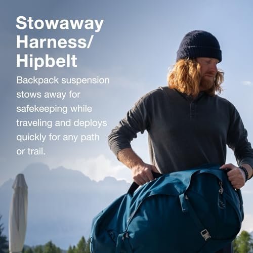Osprey Farpoint 40L Men's Travel Backpack, Black - Image 4