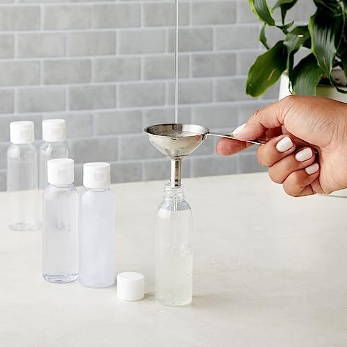 Juvale 24 Pack Plastic Empty 2oz Travel Bottles with Flip Cap, Refillable Containers for Toiletries, Lotion, Liquid - Image 3