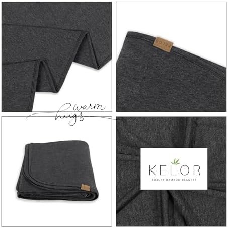 Luxury Viscose derived from Bamboo Wrap Blanket - Stretchy, Lightweight Soft & Breathable - Cooling Viscose with Spandex, Versatile Travel Blanket - Shawl (Grounded Gray, Single-Sided) - Image 2