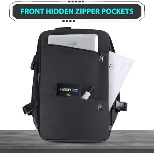 Carry On Backpack Large Travel Backpack fits 17inch Laptop Flight Approved Carry On Bag for Men Women Luggage Daypack - Image 2