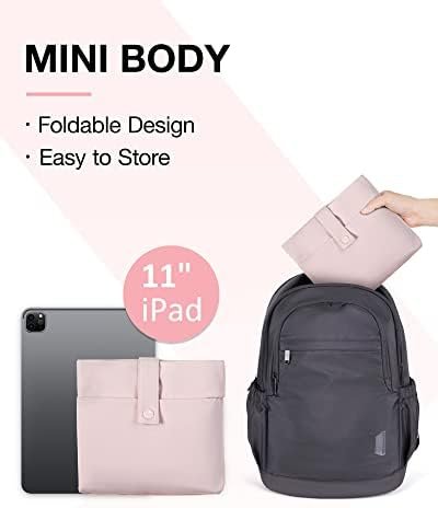 BAGSMART Foldable Travel Duffle Bag, 30.6L Large Carry On Tote Bag Gym Sports Bag for Women, Weekender Overnight Bag for Travel Essentials & Daily Necessities(Baby Pink) - Image 4