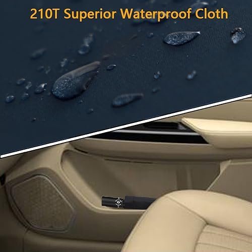 Goothdurs Compact Travel Umbrella Windproof Portable Folding Automatic Umbrellas - Image 5
