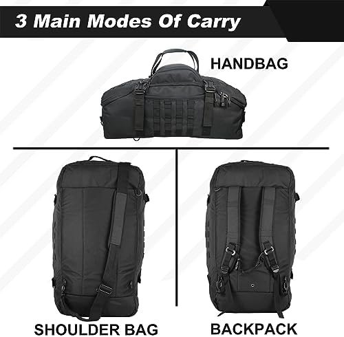 3 In 1 Tactical 45L Military Backpack Travel Duffle Bag for Weekender Gym Workout Deployment - Image 2