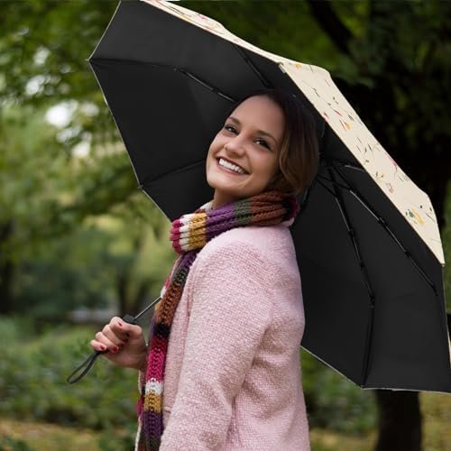 G4Free UPF 50+ UV Protection Large Travel Umbrella 42/46 Inch Auto Open Close Windproof Sun Blocking Umbrella - Image 7