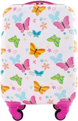 Travelers Club 5 Piece Kids' Luggage Set, Butterfly - Image 2