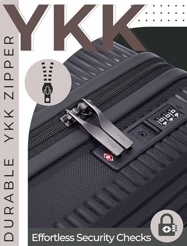 Luggage Sets 5 Piece, Suitcases with Wheels, Hardshell Suitcase Set, PP Carry on Luggage Set with TSA Lock, Travel Luggage - Image 4