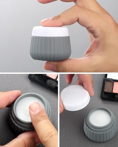 Travel Bottles for Toiletries 8 Pack, Tsa Approved Travel Size Toiletries 3 oz, Travel Containers for Toiletries, with Clear Bag, Leak Proof Silicone Squeezable Travel Essentials Creams Jars - Image 3