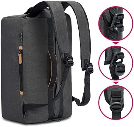 Travelon Transit Carry-On Duffle Backpack, Slate, One Size - Image 11