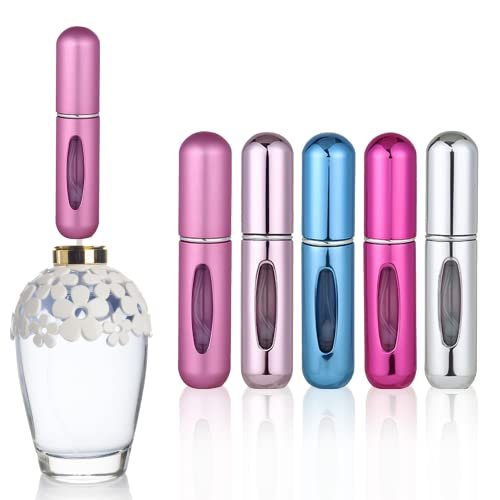 Perfume Travel Refillable-Travel Accessories-Perfume Atomizer Bottle Portable,Stocking Stuffers for Women Outdoor and Traveling 5ML (Travel Essentials,5 pack) - Image 5