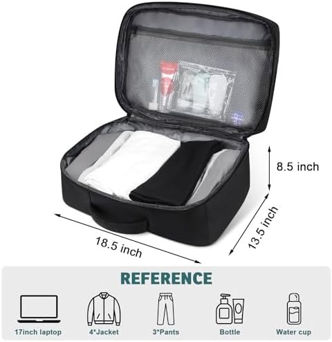 Travel Backpack for Women/Men,Waterproof Carry On Backpack with Laptop Compartment,Travel Essentials Backpack for Traveling,Business Hiking,Casual,Gym(Black) - Image 5
