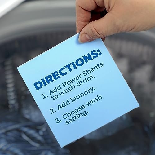 Arm & Hammer Power Sheets Laundry Detergent, Fresh Linen 50ct, up to 100 Small Loads (Packaging may vary) - Image 8