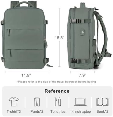 coofay Travel Backpack For Women Men Airline Approved Carry On Backpack Flight Approved Waterproof Sports Luggage Backpack Casual Daypack Small Hiking Backpack - Image 2