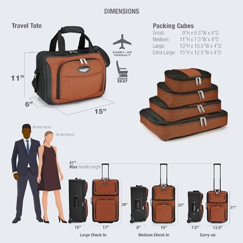 Travel Select Amsterdam Expandable Rolling Upright Luggage, Gray, 4-Piece Set - Image 3