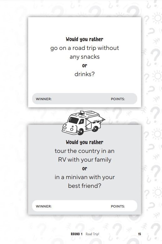 Would You Rather? Summer Edition: Laugh-Out-Loud Game for Camping, Road Trips, and Vacation Travel - Image 3