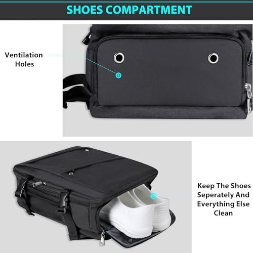 Carry On Backpack Large Travel Backpack fits 17inch Laptop Flight Approved Carry On Bag for Men Women Luggage Daypack - Image 4