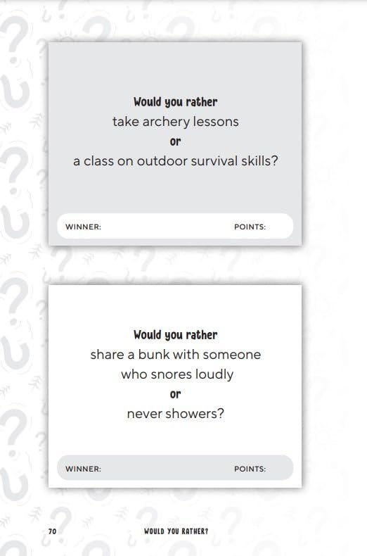Would You Rather? Summer Edition: Laugh-Out-Loud Game for Camping, Road Trips, and Vacation Travel - Image 5