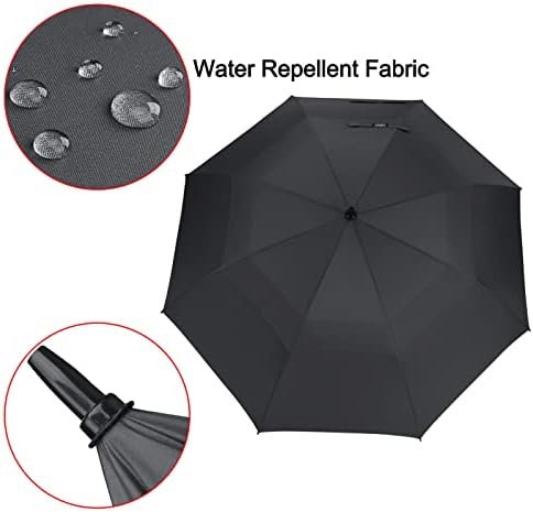 G4Free 47/54/62/68 Inch Automatic Open Golf Umbrella Oversize Extra Large Double Canopy Vented Windproof Waterproof Stick Umbrellas - Image 6