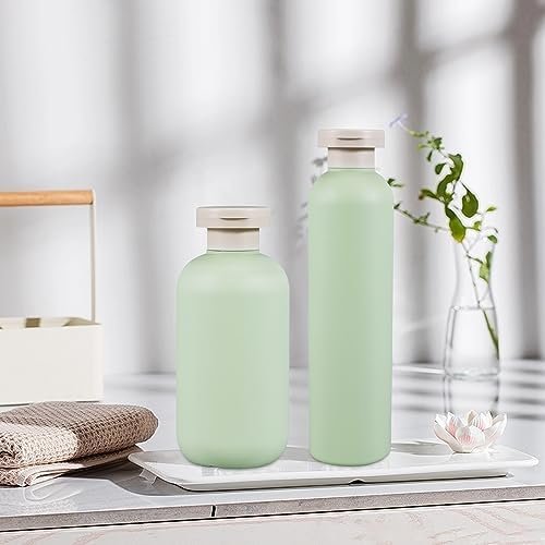 6.8oz Squeeze Bottles with Flip Cap, Refillable Plastic Travel Bottles for Creams, Lotion, Shampoo, Conditioner (2 Pcs) - Image 5