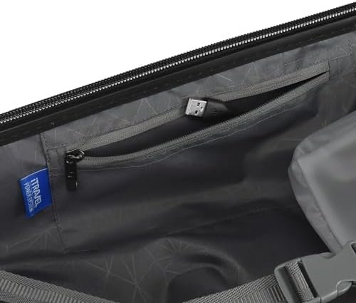 Traveler's Choice Maxporter II Hardside Polycarbonate Suitcase with Spinner Wheels, Dark Green, 22" Carry-On Luggage - Image 6