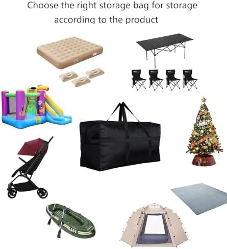 Extra Large Storage Duffle Bag with Zippers and Handles, Big Foldable Duffle Bag for Travel - Image 5
